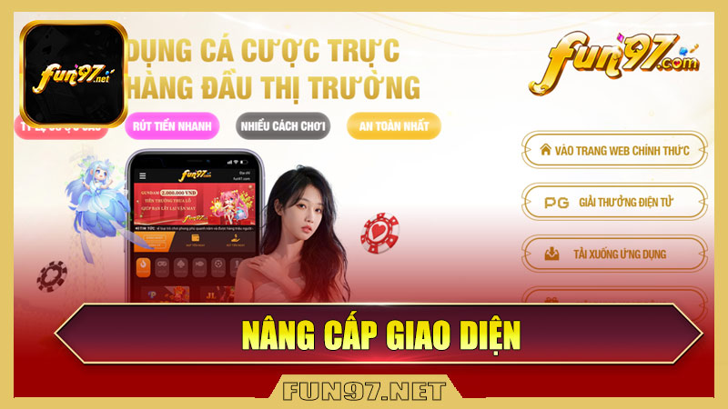 Nâng cấp giao diện